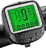 FINIBO Fahrradcomputer, Kabelgebundene Kilometerzähler TACHO für Fahrrad, 23...