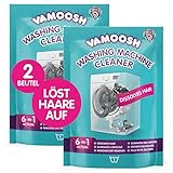Vamoosh 6-in-1 Waschmaschinenreiniger, löst Haare auf, entfernt schlechte...