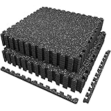 AIRHOP 6 Matten 60x60x1,4cm Extra Dicke robuste Gummierte, rutschfeste...