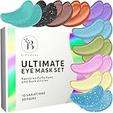 Augenpads Gegen Augenringe (30 Paare), Eye Pads Mixbox, Eye Patches zur...