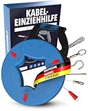 STONE REEF Einziehspirale 30m - Kabeleinziehhilfe, Einziehspirale mit...