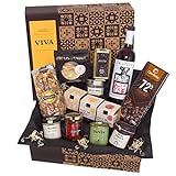 Präsentkorb 'Viva' mit spanischen Delikatessen | Dekorative Geschenk-Box mit...