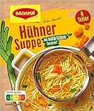 Maggi Guten Appetit, Hühner Suppe, 60g Beutel, ergibt 4 Teller, 1er Pack (1 x...