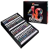 Zenacolor 48 Tuben Ölfarbe, 48 x 12 ml, professionelle Qualität, einzigartiges...