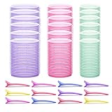 Zeaye 30 Stücke Lockenwickler Set, Professional selbsthaftende Haftwickler...