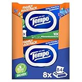 Tempo feuchtes Toilettentuch Maxi Pack_Vorteilspack_8 Stück mit jeweils 84...
