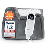 BEDSURE Heizdecke Heizdecke mit Abschaltautomatik - Wärmedecke mit 6 Heizstufen...