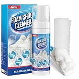 Jevvu Sneaker Reiniger Set 200 ml – Schuhputzset mit Schuhbürste &...