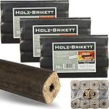 holz4home® Pini Kay Eichenbriketts 30 kg I 100% ohne Zusätze I Hochwertiges...