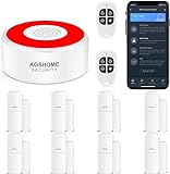 AGSHOME Alarmanlage 11 Stück, WLAN Smart Alarm System mit fürs Home Security,...