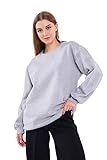COMEOR Sweatshirt Damen Bequemer Oversize Pullover aus Baumwolle, Langarmshirt...