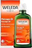 WELEDA Bio Arnika Massage-Öl 200 ml - pflegendes Naturkosmetik Körper Öl...