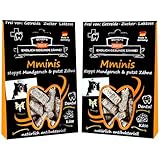 Qchefs 2er Pack MMINIS Zahnpflege-Snack für kleine Hunde bei Mundgeruch &...
