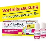tetesept B12 Vita-Kick Trinkampullen - Ergänzungsmittel mit hochdosiertem...