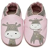 IceUnicorn Krabbelschuhe Baby Jungen Mädchen Lauflernschuhe Baby Weicher Leder...