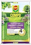 COMPO Rasendünger gegen Moos und Unkraut - 3 Monate Langzeitwirkung - 9 kg /...