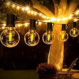 Led Lichterkette Außen Strom, 10M Dimmbar Outdoor Lichterkette Glühbirnen mit...