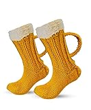 FGFD&OU Lustige Socken Herren Damen Bunte Stricksocken Winter Dicke Warme Socken...