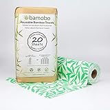 [2x] 100% Bambus KÜCHENROLLE Waschbar | Ersetzt bis zu 50 Haushaltrollen...