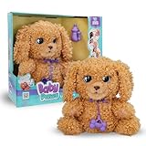BABY PAWS Labradoodle, Interaktiver Plüschhund mit 15+ Lauten und Reaktionen,...