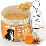 Vetura Probiotika Mix für Hunde | 200g | Natürliches Probiotika-Pulver |...