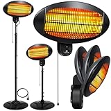 KESSER® Infrarot Wickeltischstrahler Wärmelampe für Baby, 2000W Heizlüfter...