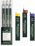 Faber-Castell 136030 - 3er Set Druckbleistifte TK-FINE 9760, Minenstärken: 0,35...