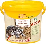 sera Raffy P Nature 3,8 L (850 g) | Wasserschildkröten Futter | Ausgewogene...