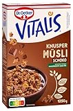 Dr. Oetker Vitalis Knuspermüsli Schoko: Großpackung Knuspermüsli mit...