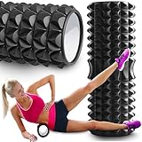 Retoo Faszienrolle Standard mittlere Härte, 45x15 cm, Fitness-Rolle zur...