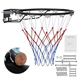 Arijam Massiver Basketballkorb, Ø46 cm Ersatz Wand montiert...