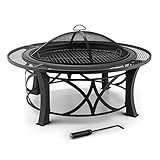 Blumfeldt 2-in-1 Feuerschale - Ø 75 cm Grill, Schalengrill, Feuerstelle,...