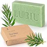 lubiu Teebaumöl Seife Stück - 100g Naturseife - Antifungale und...