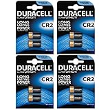 4 X Duracell Ultra Kamera-Batterien (3 V, Lithium, DLCR2), 2 Stück