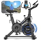 [UPGRADE] Heimtrainer Fahrrad mit APP, CHAOKE Hometrainer Fahrrad, Leises,...