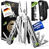 TREKLINE Premium Multitool Werkzeug [rostfreier Edelstahl] Survival...