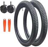 ZUKKA 2er-Pack 20 x 2.125 Fahrradreifen Faltbarer Kinder Reifen und 2er-Pack 20...