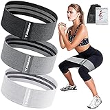 Resistance Bands, Fitness Bands, Hip Resistance Bands Set with Strong...