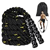 Springseil Fitness Gewichtetes Seilspringen für Erwachsene, 1,25kg 9.8ft Battle...