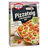 Dr. Oetker Pizzateig Italienischer Art, 320 g, Grundmischung für gelingsicheren...