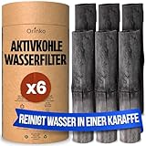 Binchotan 6x | Aktivkohle Wasserfilter aus Bambus zur Reinigung von Wasser in...