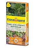 Floragard Kübelpflanzenerde mediterran 40 L - Spezialerde für große Kübel,...