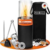 Paulson & Svenson® Bioethanol Standkamin inkl. Zubehör und extra Langer...