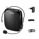 Zoweetek® Sprachverstärker, hohe Ausgangsleistung von 18 W, Mikrofon für...