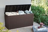 Koll Living Auflagenbox/Kissenbox 270 Liter 100% Wasserdicht mit Belüftung...