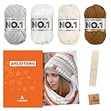 myboshi Strickset Mütze Irvine, Strickpaket für Fortgeschrittene, inkl. No.1...