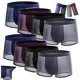 Lemooner Herren Bambusfaser Unterwäsche Boxershorts Trunks Corner Shorts,...