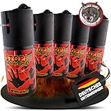 5 x Wilhelm Pfefferspray 40 ml Tierabwehr Selbstverteidigung CS Gas KO Spray...