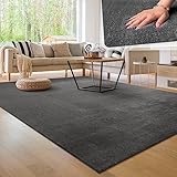 Paco Home Moderner Kuscheliger Wohnzimmer Teppich Kurzflor waschbar flauschig...