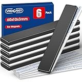 VNDUEEY Neodymium Magnets, 6 Pack Magnetic Bar Super Strong, Waterproof Heavy...